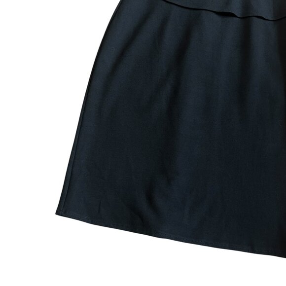 Kobi Halperin Black Shift Dress Sleeveless Defined Waist Stretch Size 2 Women's - Picture 5 of 12